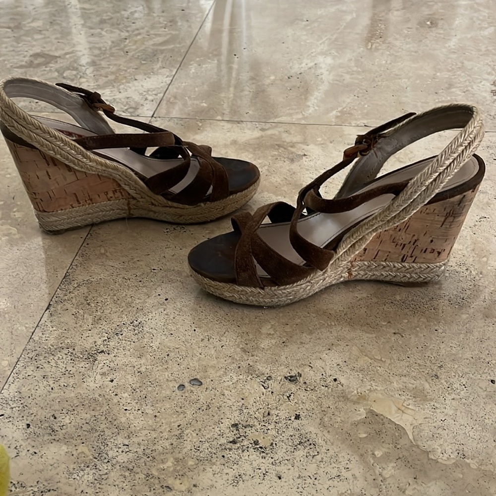 Prada wedges in used but fair condition - Picture 4 of 4